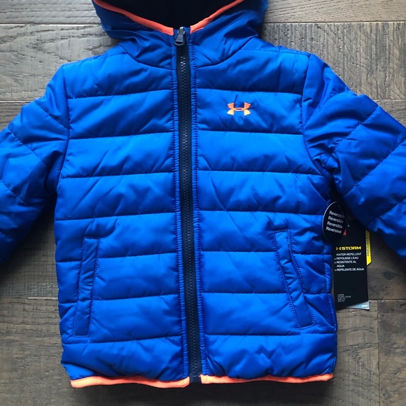 Under Armour Reversible Boys Toddler Puffer - Picture 2 of 7